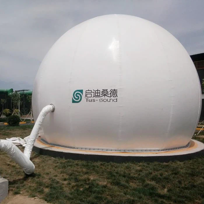 Dual Membrane Gas Domes For Methane Storage