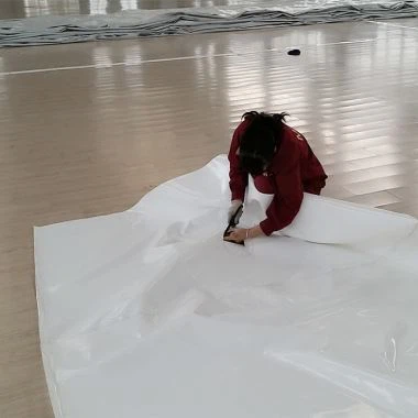 Réservoirs rectangulaires de stockage de biogaz à membrane double